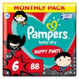 Pampers Baby Dry Character Pants, Size 6, 88 Pack