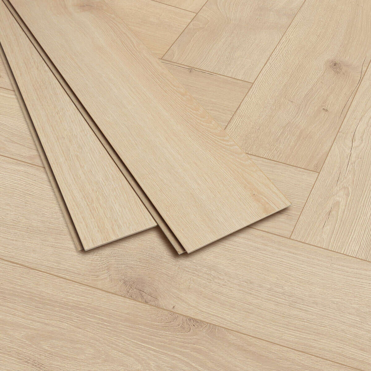 Golden Select Juliet (Oak) Splash Shield AC5 Laminate Herringbone Flooring - 1.179² Per Pack