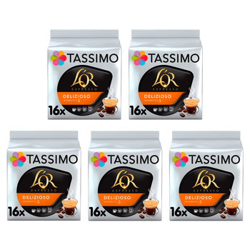 Tassimo L'OR Espresso Delizioso Coffee Pods, 80 Servings