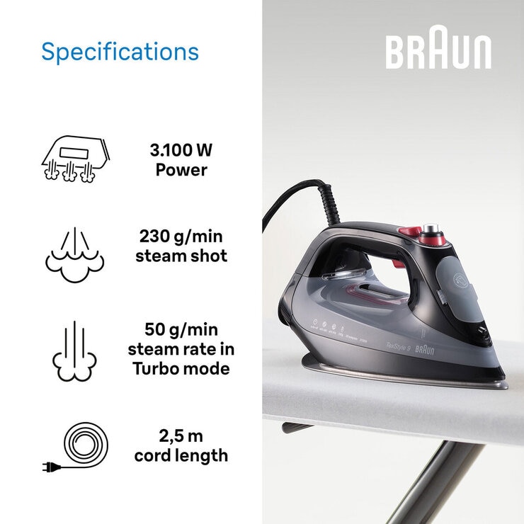 Descriptive image of Braun Texstyle 9 Descriptive image of Braun Texstyle 9