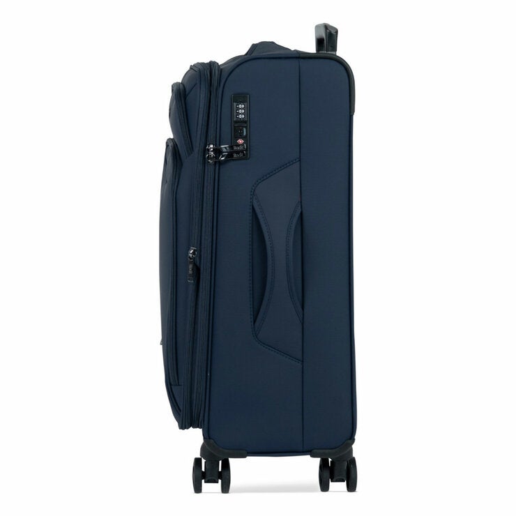 Rock Vitality Softshell Suitcase 4pc set in Navy Rock Vitality Softshell Suitcase 4pc set in Navy