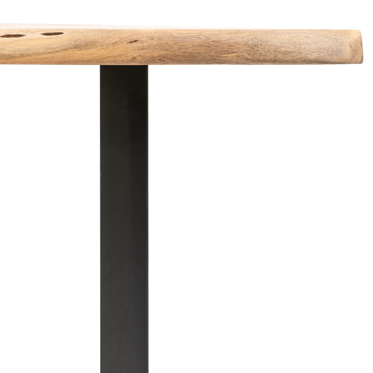 Gallery Chisbury Acacia Live Edge Dining Table, Seats 4-6