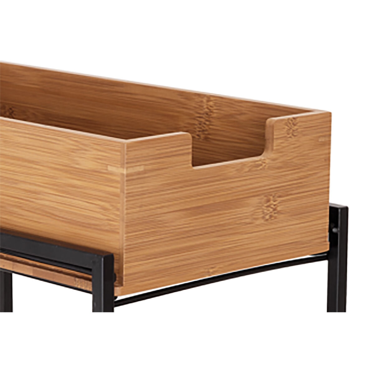 Seville 2 tier sliding bin organiser