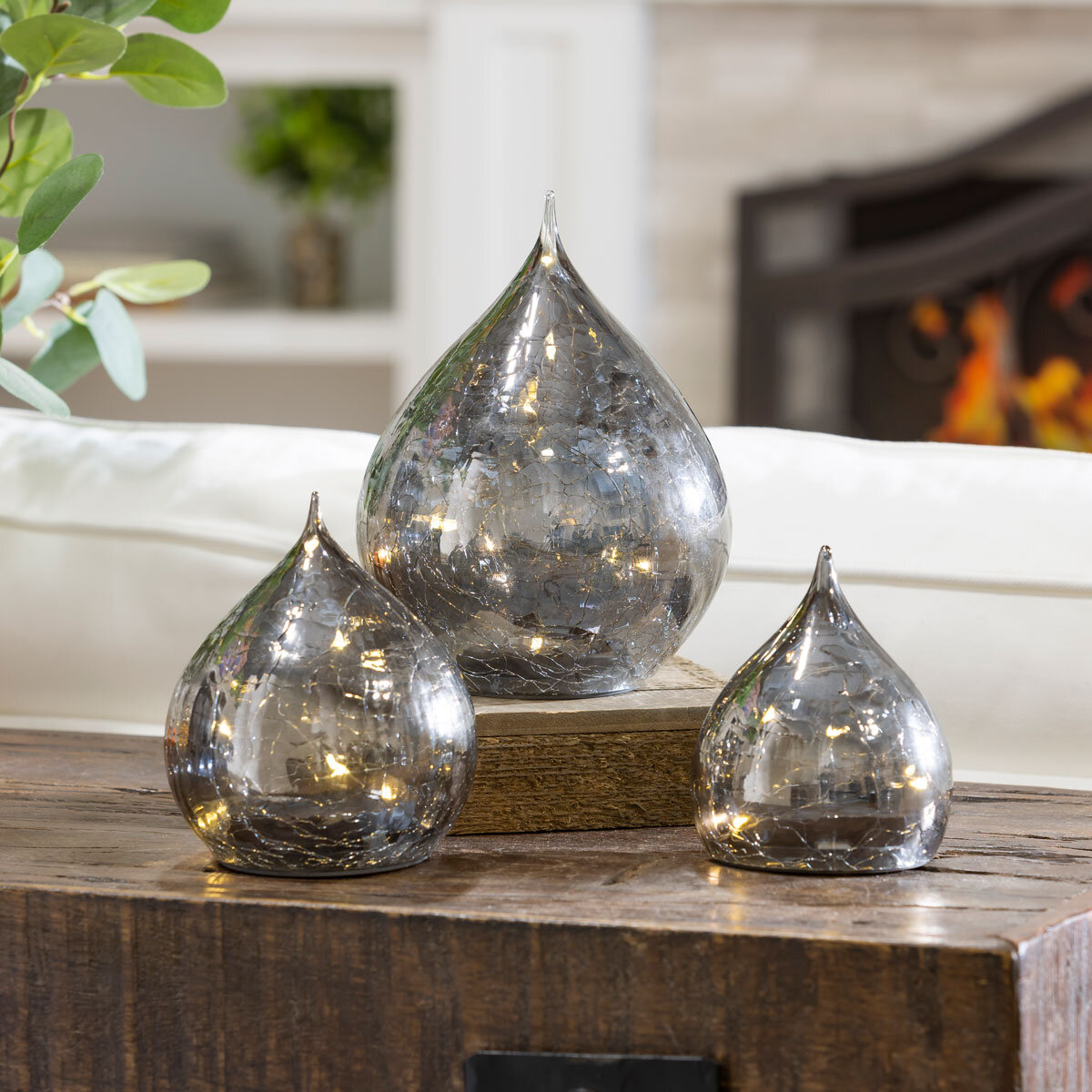 LED GLASS RAINDROP