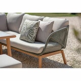 Bramblecrest Helsinki 4 Piece L-Shaped Patio Dining Set Bramblecrest Helsinki 4 Piece L-Shaped Patio Dining Set