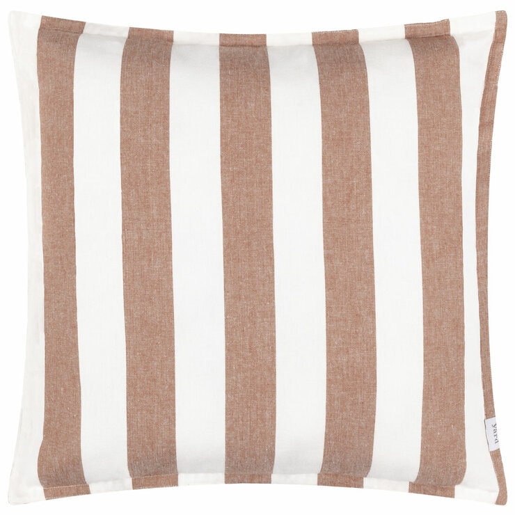 Yard Hayle Rust Striped Indoor Outdoor Cushion, 50 x 50 cm