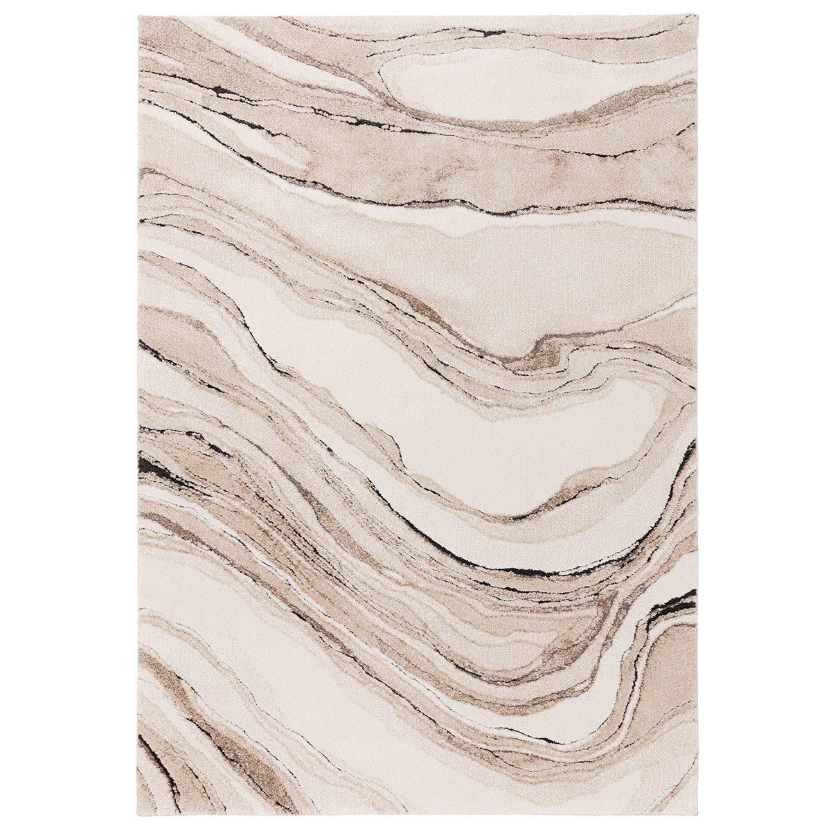 Mirage Rug in 2 Sizes, Quartz Beige