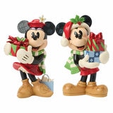 Holiday Mickey or Minnie with Presents Statue