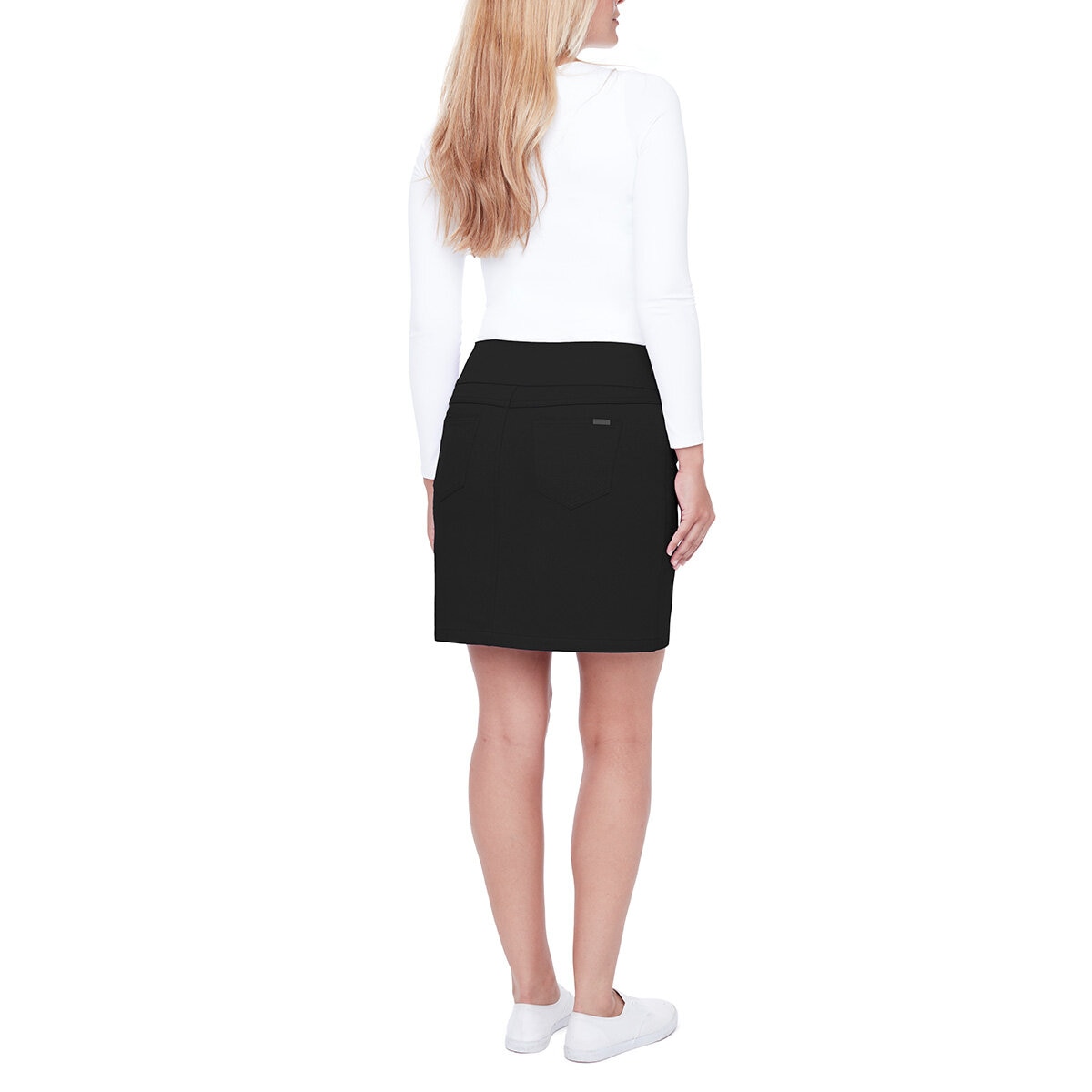 SC&CO Ladies Denim Skort in Black