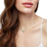 3.91ctw Heart Shape Fancy Intense Yellow Diamond Necklace, 18ct White Gold