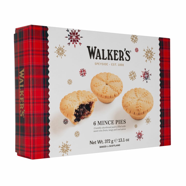 Walkers Mince Pies, 6 Pack