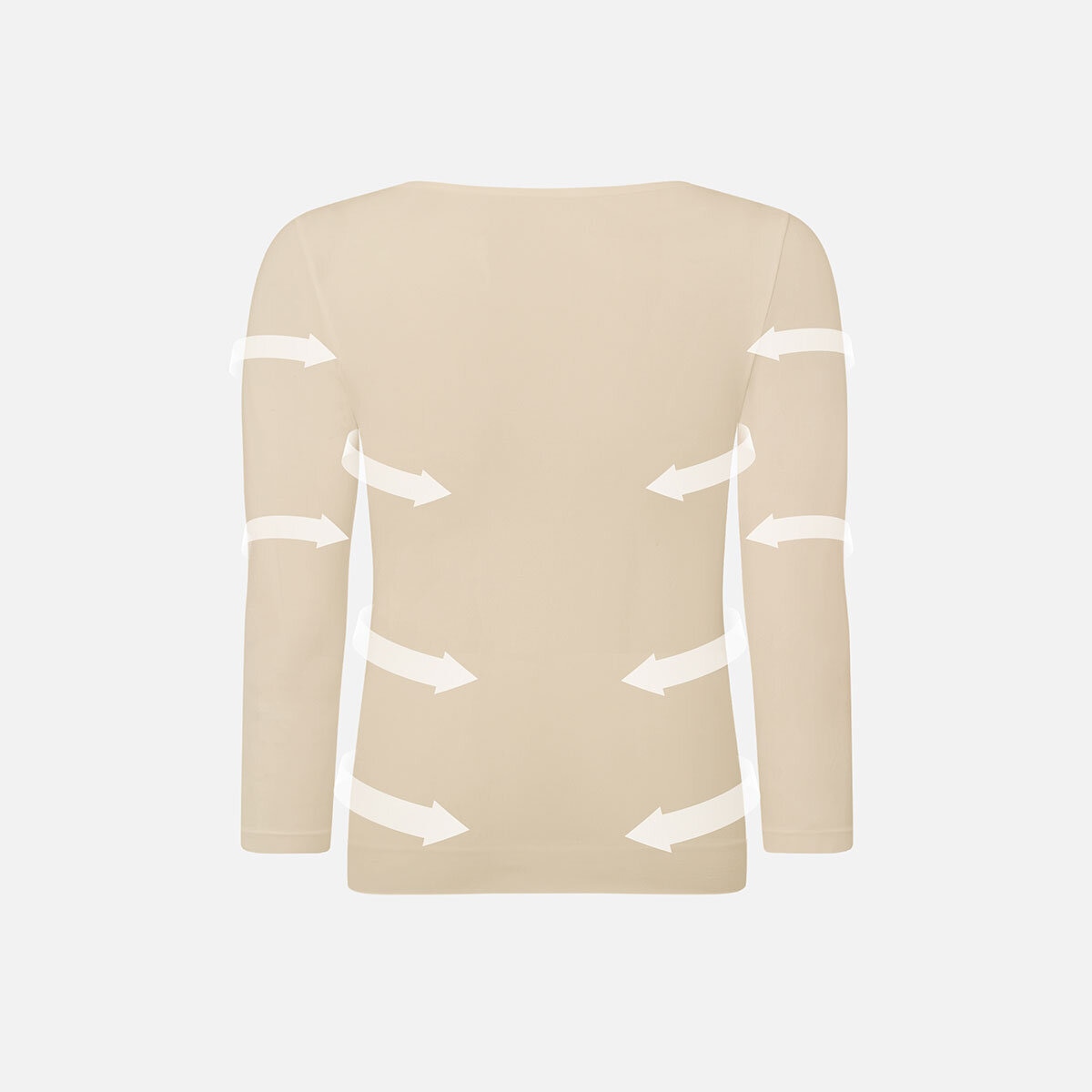 EvenLina long-sleeved shaping compression T-shirt