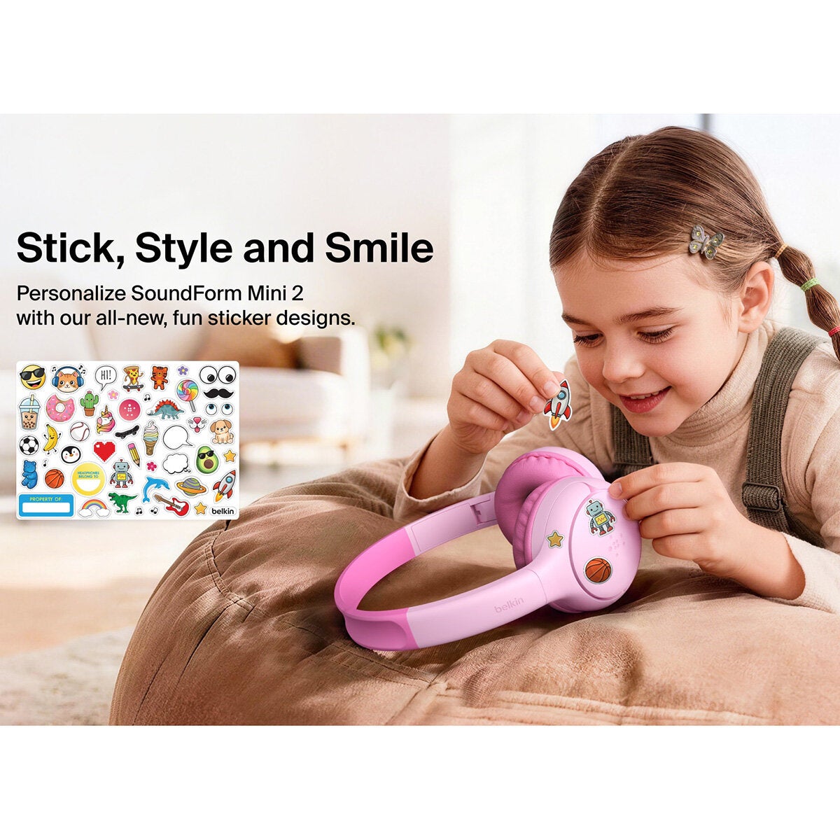 Buy Belkin Soundform Mini 2 Wireless Kids Headphones with Travel Case in Pink at Costco.co.uk Buy Belkin Soundform Mini 2 Wireless Kids Headphones with Travel Case in Pink at Costco.co.uk
