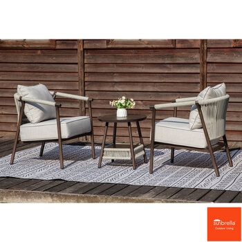 Helmsdale 3 Piece Woven Bistro Patio Set + Cover