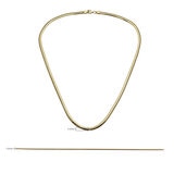 14ct Yellow Gold Herringbone Chain Necklace