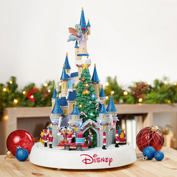 Disney 17.5 inches (44.5cm) Animated Christmas Parade Table Top Ornament with LED Lights & Sounds