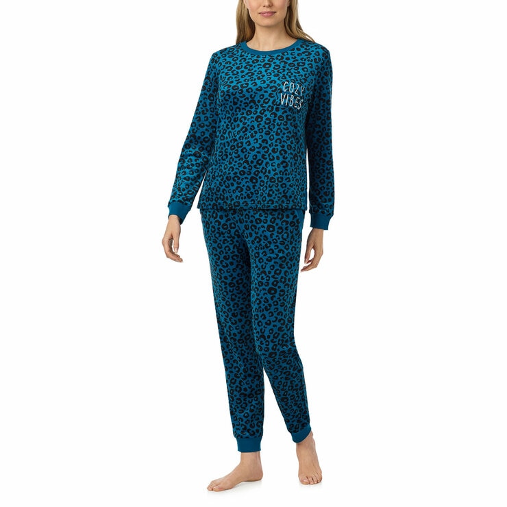 Jane & Bleecker Women's Silky Plush Pyjama Set