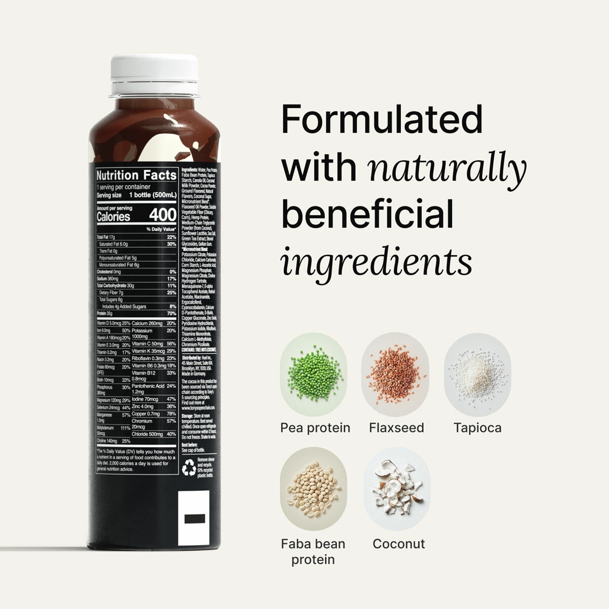Huel Black Edition Chocolate, key beneficial ingredients