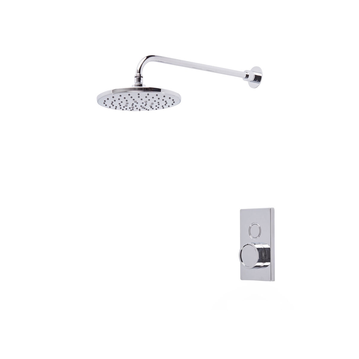 Cut out image of shower on white background