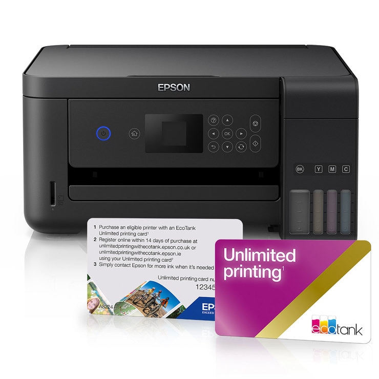 Epson EcoTank ET2750B Unlimited All in One Wireless Printer Costco UK