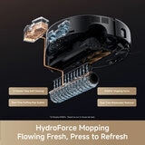 Lifestyle image of MOVA Z60 Ultra Roller Complete Robot with hydroforce mopping