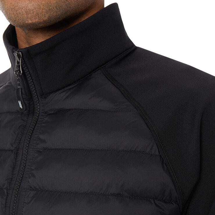 32 Degrees Men's Mixed Media Jacket in Black, Extra Extra Large 32 Degrees Men's Mixed Media Jacket in Black, Extra Extra Large