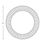 Gallery Mondello Round Mirror, 90cm
