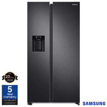 Samsung Series 8 RS68A884CB1/EU Side by Side Fridge Freezer, C Rated in Black