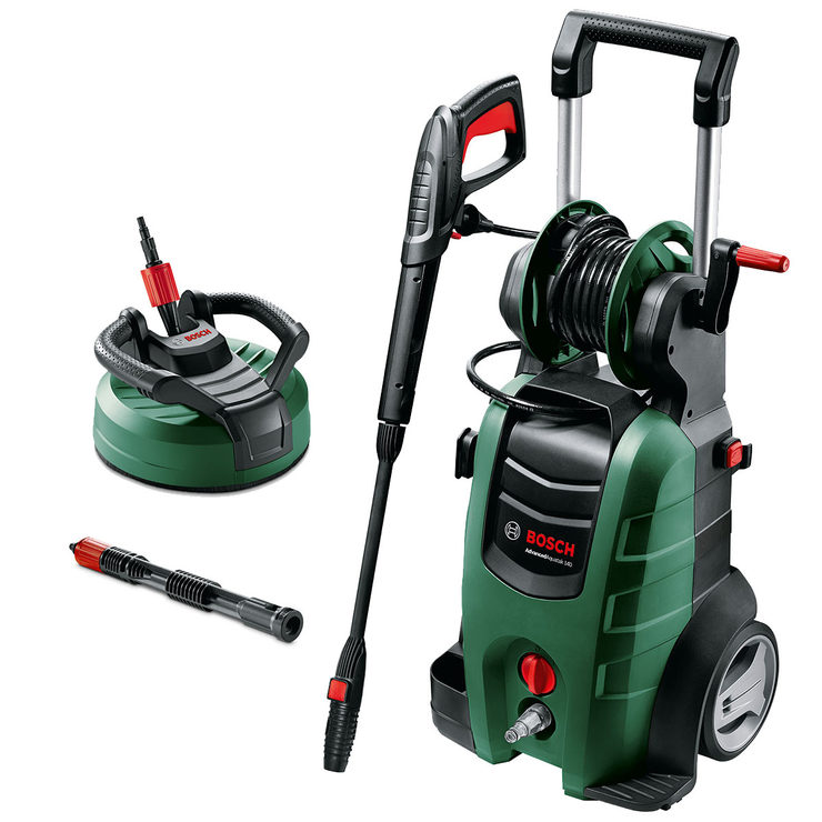 Bosch Advanced Aquatak 140 Pressure Washer with AquaSurf 280 Multi Surface Patio Cleaner Costco UK