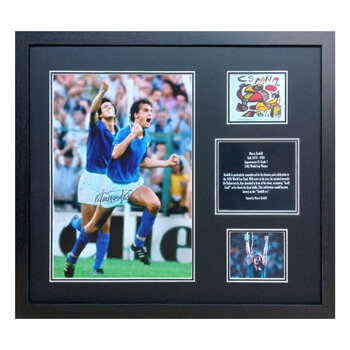 Marco Tardelli Signed Framed 1982 Italy Photograph