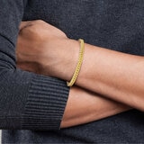 14ct Yellow Gold Franco Chain Men's Bracelet