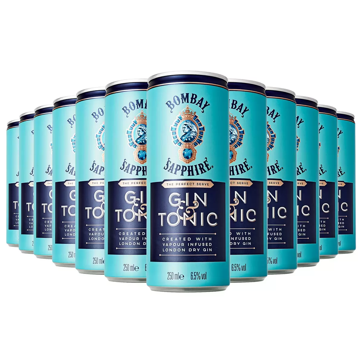 Bombay Sapphire Gin and Tonic, 12 x 250ml Costco UK