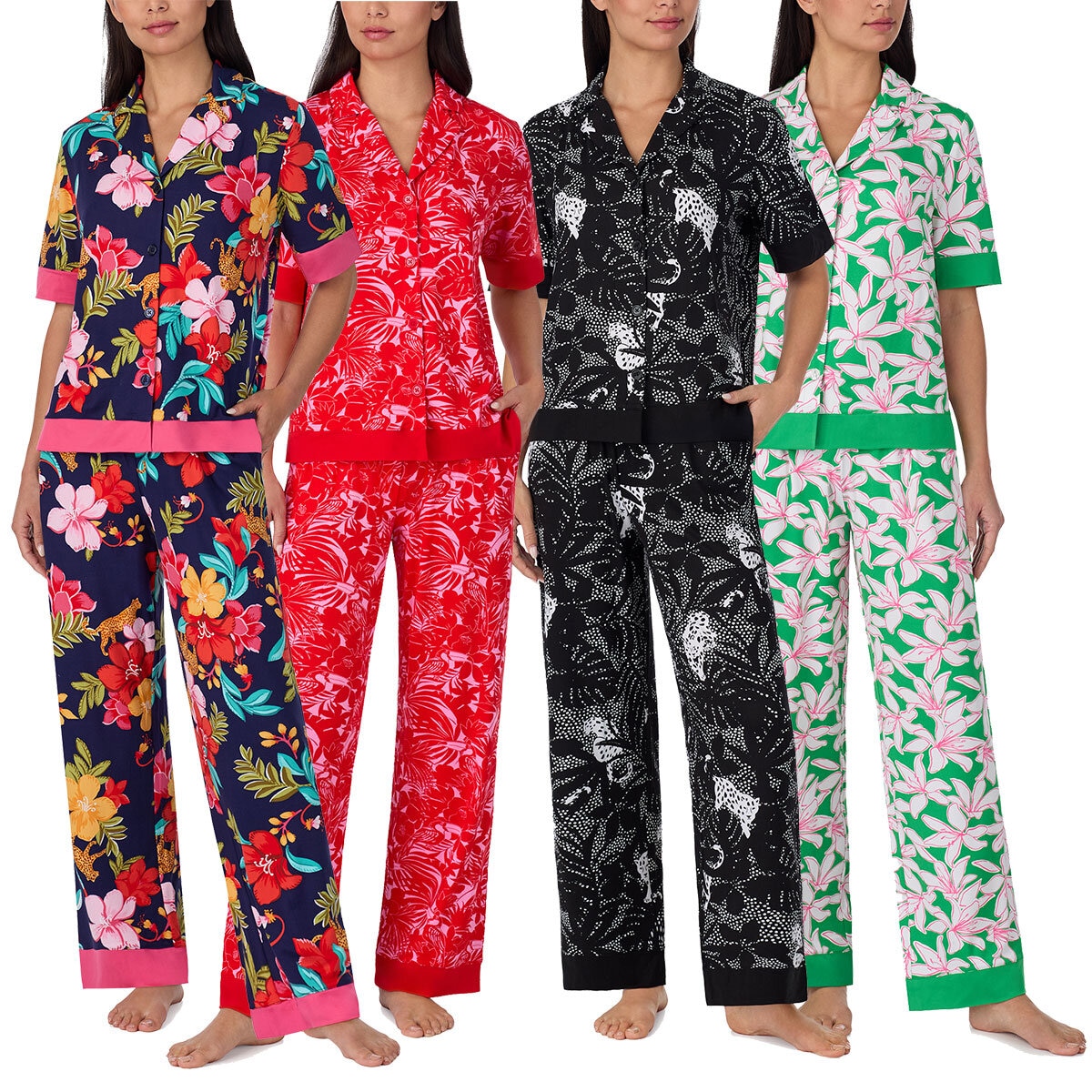 Room Service Ladies Notch Collar Pyjama Set
