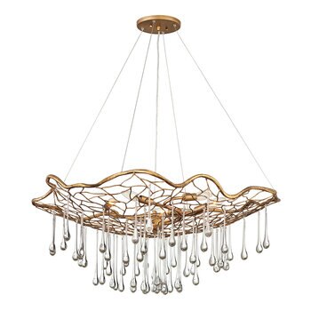 Quintiesse Lisa McDennon by Hinkley 6 Light Laguna Pendant in Burnished Gold Model - QN-LAGUNA-6P