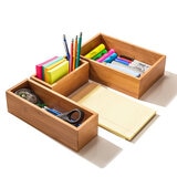 Seville Bamboo Drawer Organiser 10pc lifestyle tea