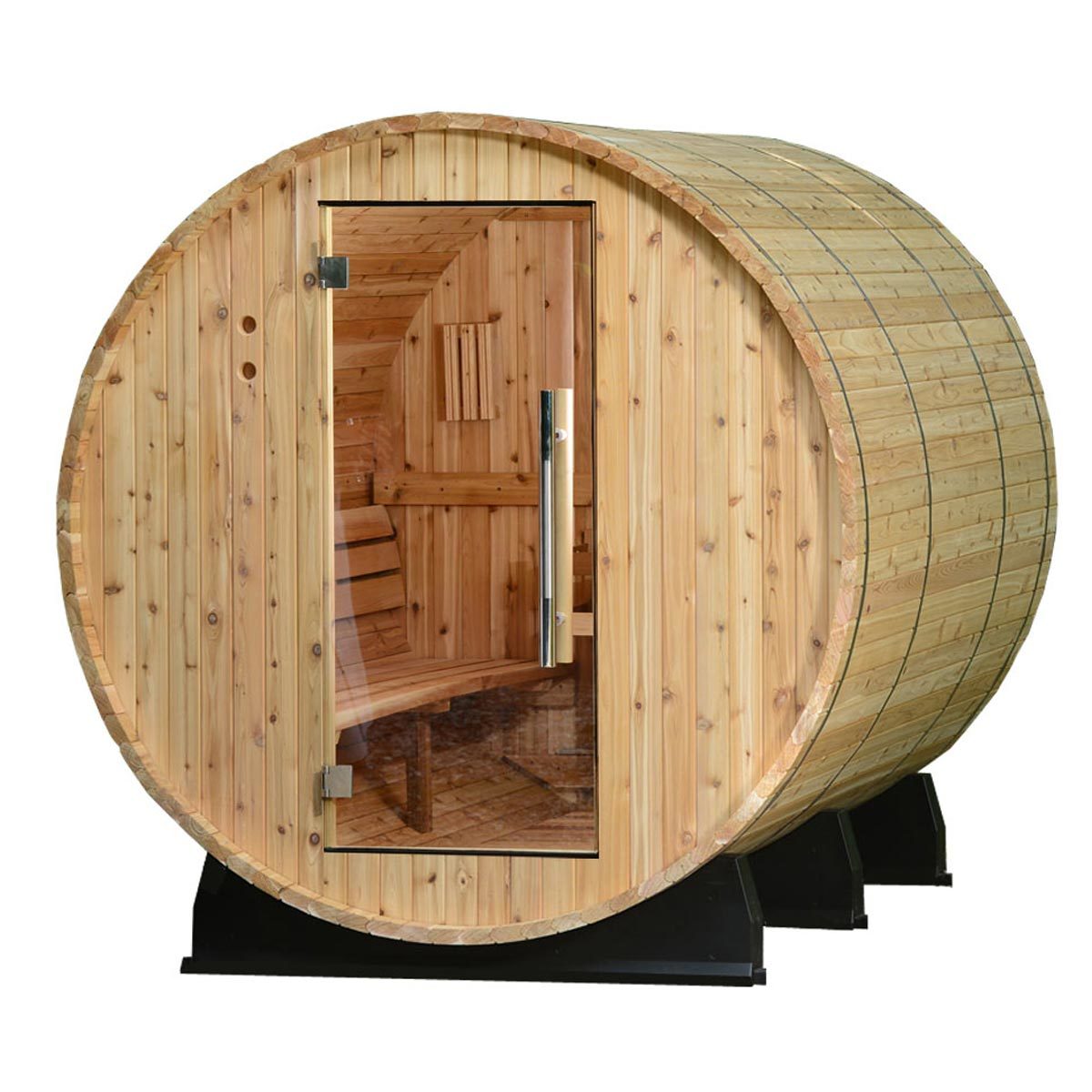 Almost Heaven Yukon 6 Person Barrel Steam Sauna Delivered and