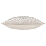 Furn Lanzo Velvet Feather Fill Cushion 2 Pack in Ivory, 45 x 45 cm