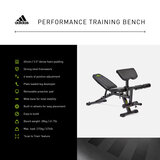 Image for the Adidas Performance Training Bench