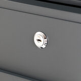Close up  image of letterbox lock