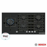 Bosch Series 6 PPM9A6I40, Tempered Glass 90cm Gas Hob in Black