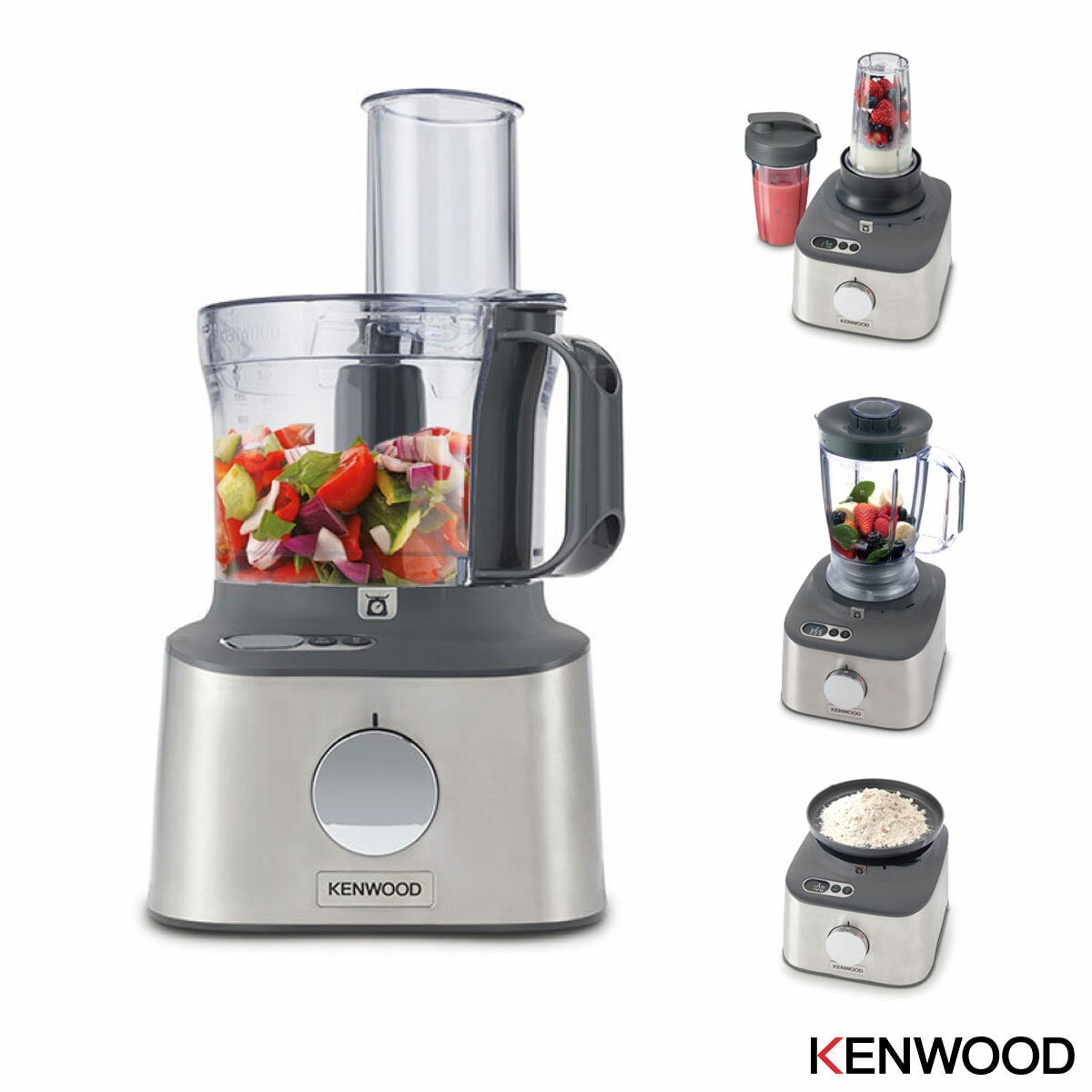 Kenwood Multipro Compact Plus Food Processor & Blender with Digital Weighing Scale Kenwood Multipro Compact Plus Food Processor & Blender with Digital Weighing Scale