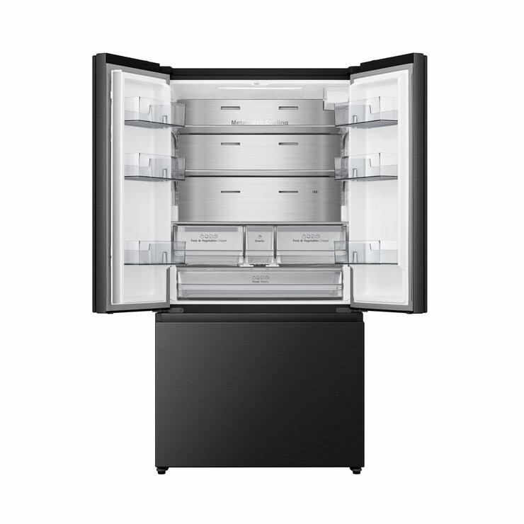 Hisense RF815N4SEFE, French Door Fridge Freezer, E Rated in Black Stainless Steel Hisense RF815N4SEFE, French Door Fridge Freezer, E Rated in Black Stainless Steel