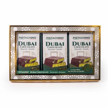 Pistachino Dubai Bar Gift Set, 3x185g Pistachino Dubai Bar Gift Set, 3x185g