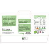 Back label for 3 pack of The Tofoo Co Organic Naked Tofu