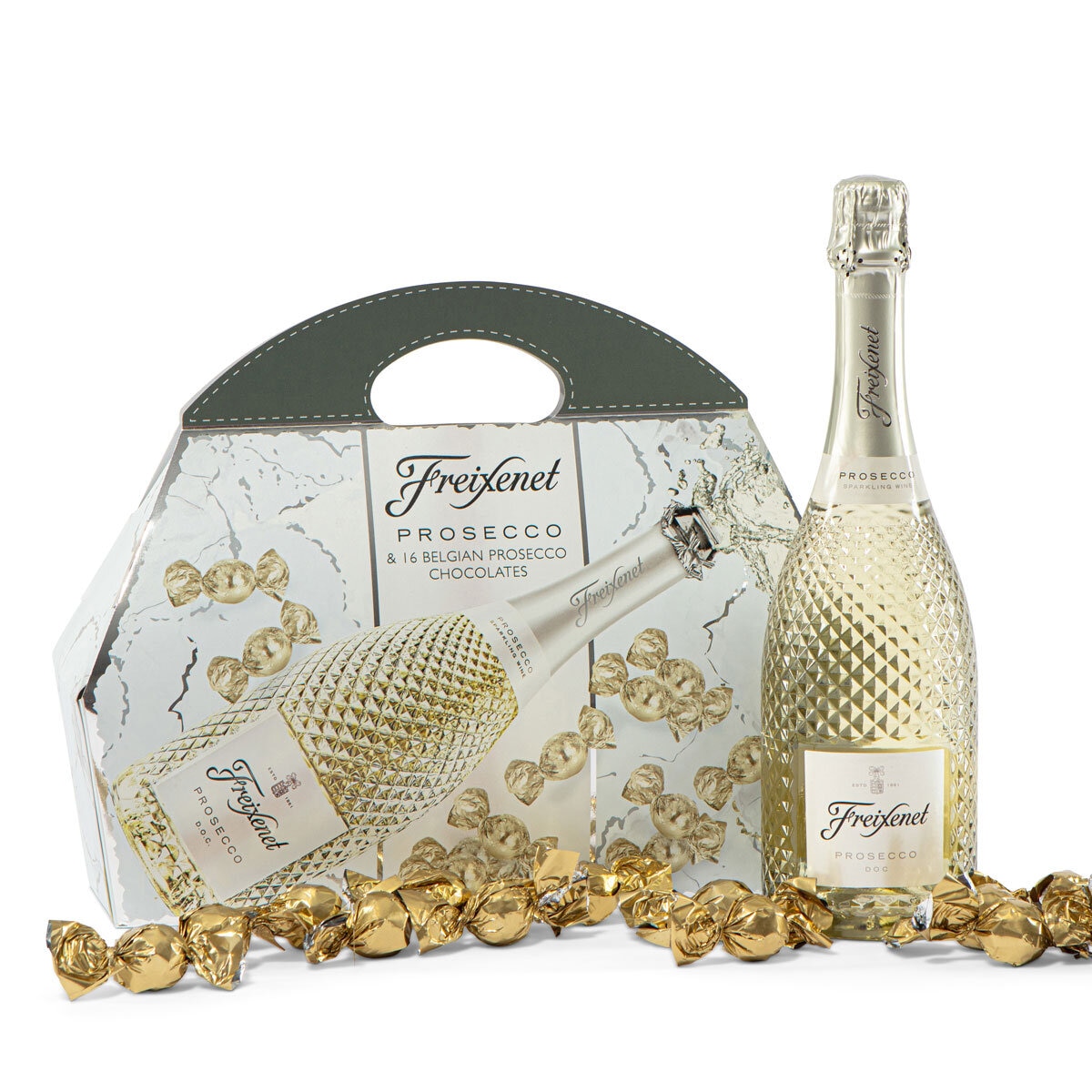 Freixenet Prosecco 75cl & Belgian Chocolate Handbag Gift