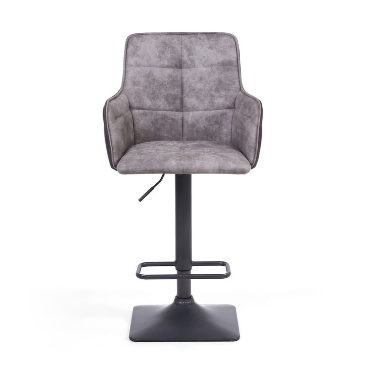 Orion Light Grey Fabric Bar Stool 2 pack Orion Light Grey Fabric Bar Stool 2 pack