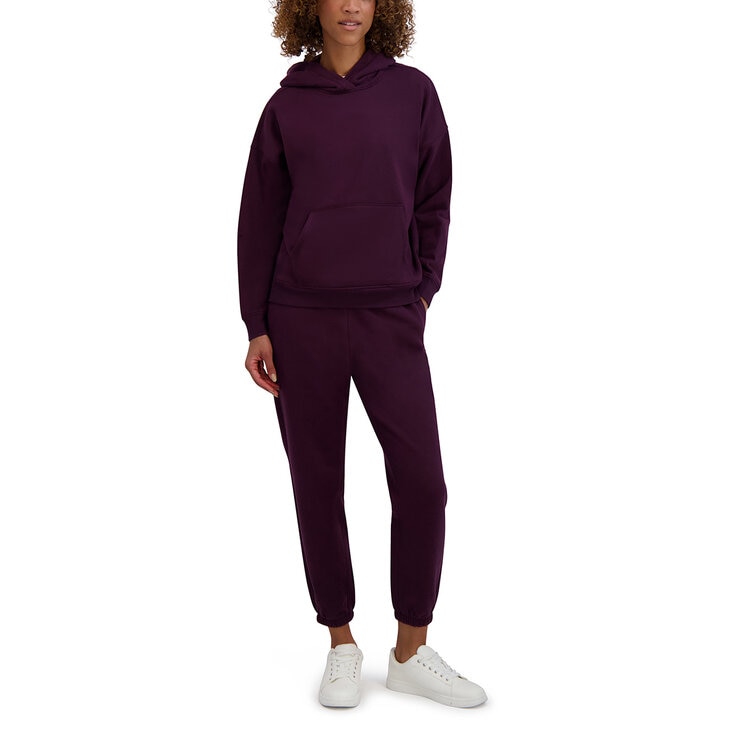 DKNY Sport Women's Fleece Jogger in Purple