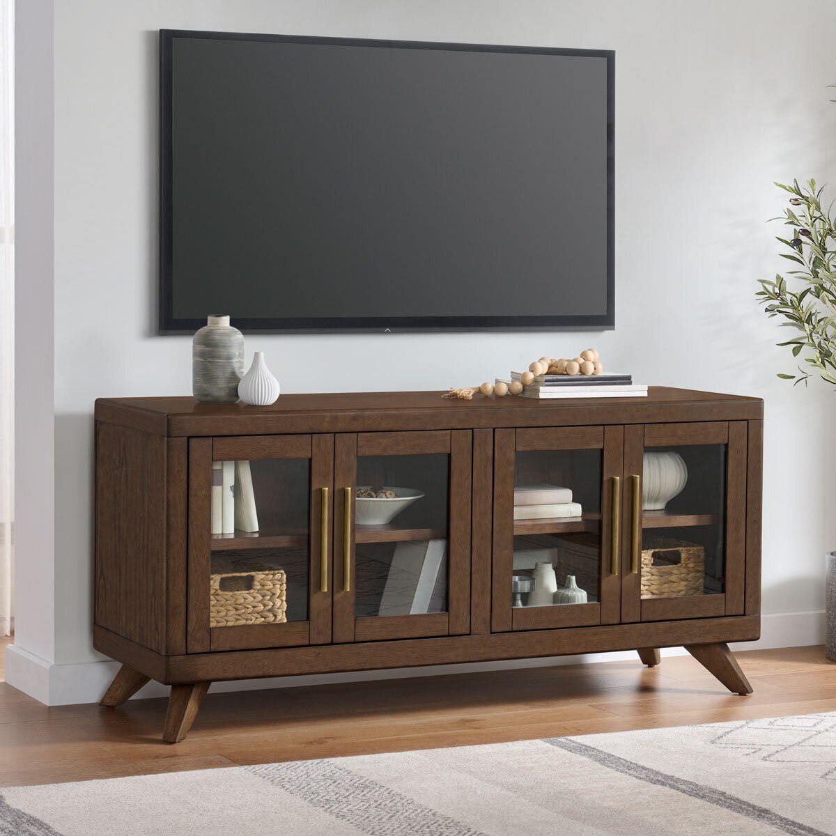 Wimberly Dark Wood Entertainment Unit for TV s up to 60