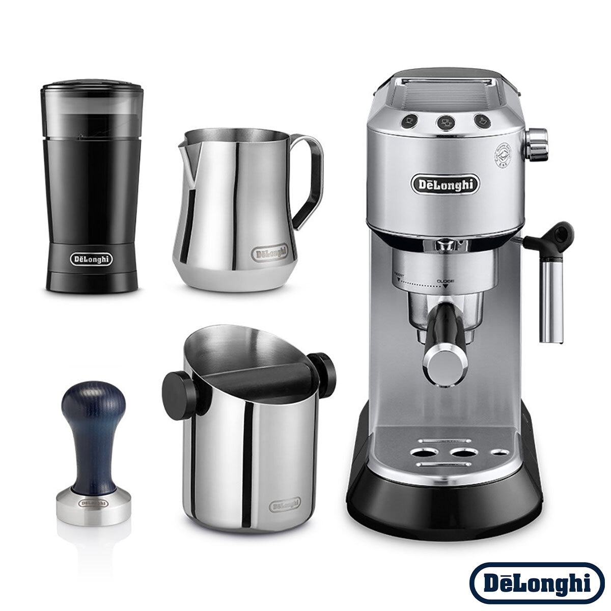 De'Longhi Dedica Barista Silver Pack Coffee Machine