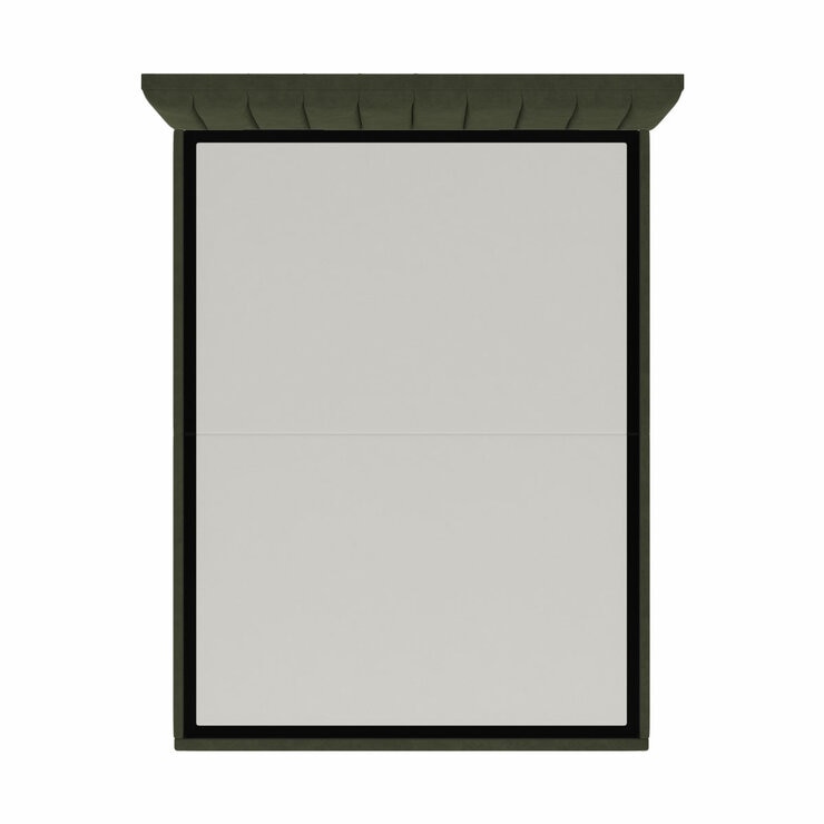 Highgrove Swift Green Fabric Full Ottoman Bed Frame in 3 Sizes